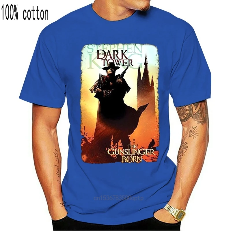 Мужская футболка Dark Tower Постер Gunslinger Born модная забавная новинка женская