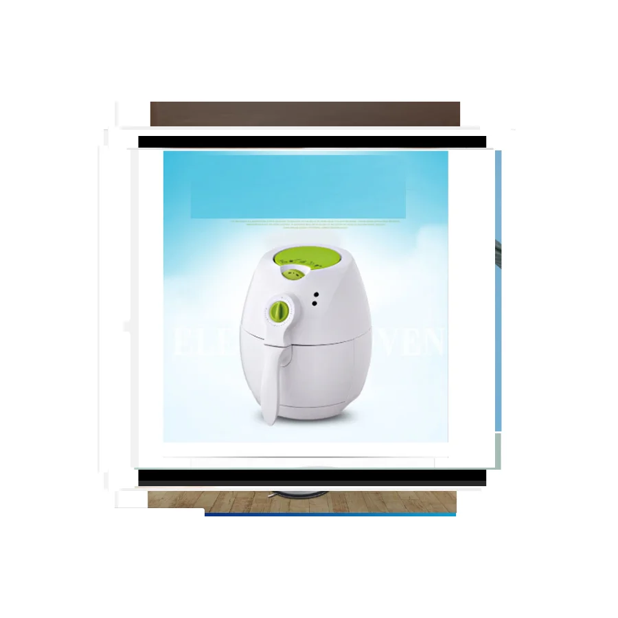

Air Fryer NO Smoke White Intelligent 2.5L POTATO CHIPPER Household Chips Nuggets Mozzarella Stick Fish Maker Oven