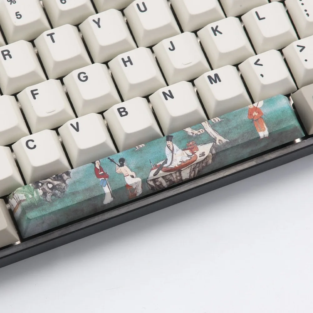 Пятисторонний краситель-подложка Spacebar PBT 6.25U Вишневый профиль keycap для DIY механической клавиатуры