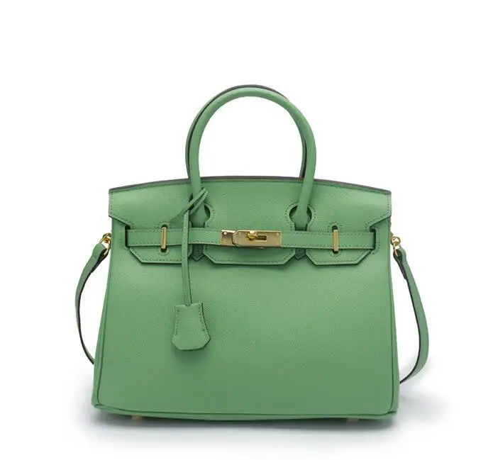 

2021 Luxury Women Bag Genuine Leather Bag for Messenger Shoulder Bags Epsom buckle Lady Handbags Famous Brands Lock Designer bag