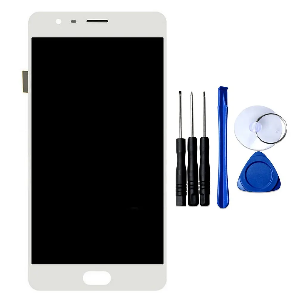 3 3T A3000 A3003 LCD Для Oneplus 3/3t A3000 A3003/5 A5000/One A0001 ЖК-дисплей с сенсорным экраном дигитайзер сборка+ рамка запасные части для экрана - Цвет: 3 3T A3000 A3003 LCD