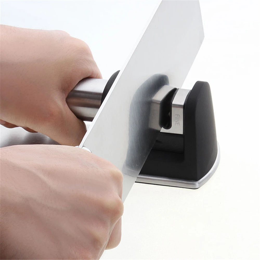 3-ступенчатая точилка для ножей профессиональный кухонный точильный камень с