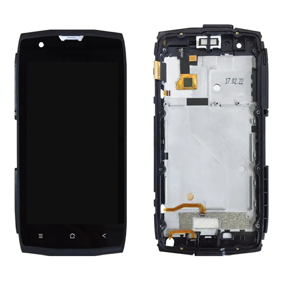 Original 5" For Blackview BV7000 BV7000 PRO LCD Display Touch Screen Digitizer Assembly for blackview bv 7000 Pro LCD With Frame - Цвет: Black With Frame