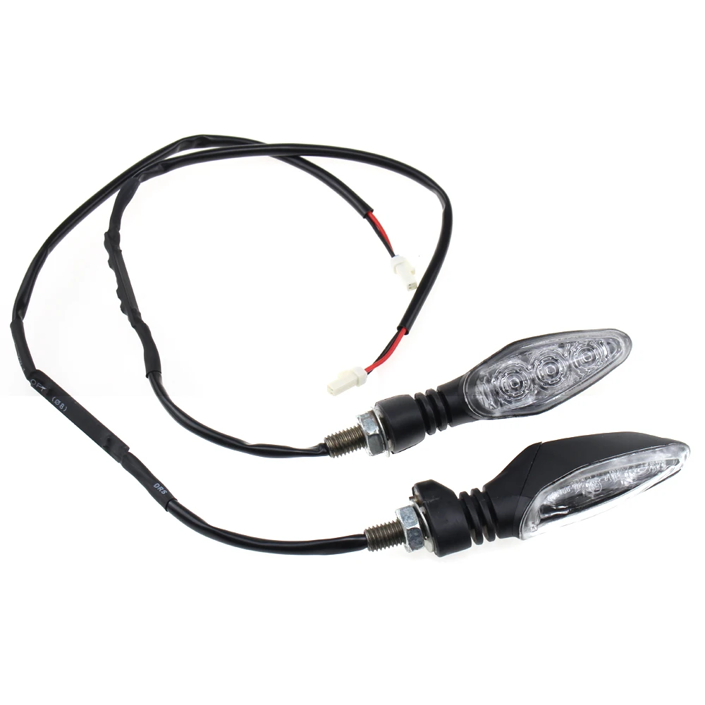 Передний/задний светодиодный индикатор поворота для мотоцикла мигающий