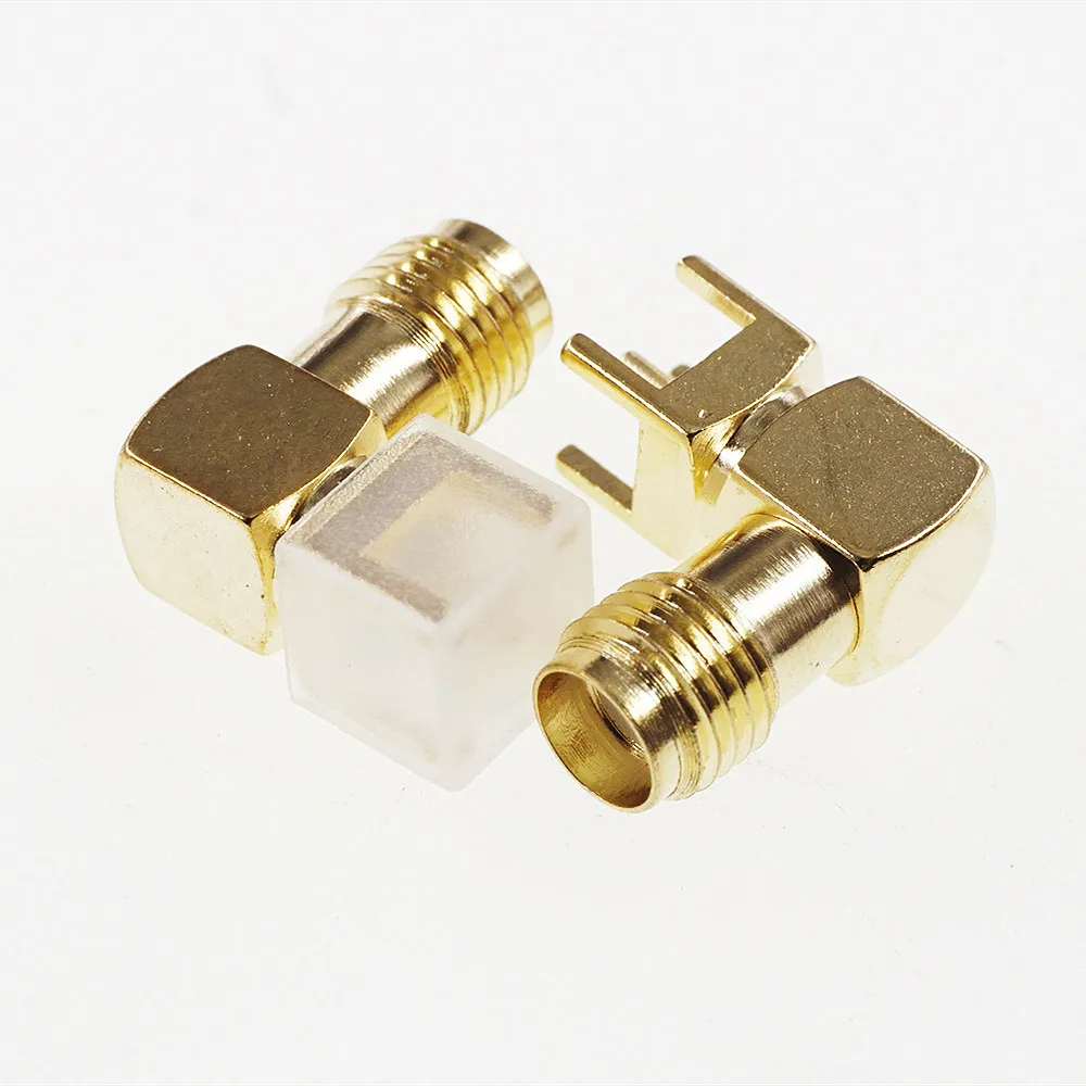 1000pcs SMA Jack Female Socket 50 Ohm Through Hole Right Angle Solder PCB Mount Coaxial Connector RF Receptacle | Обустройство дома