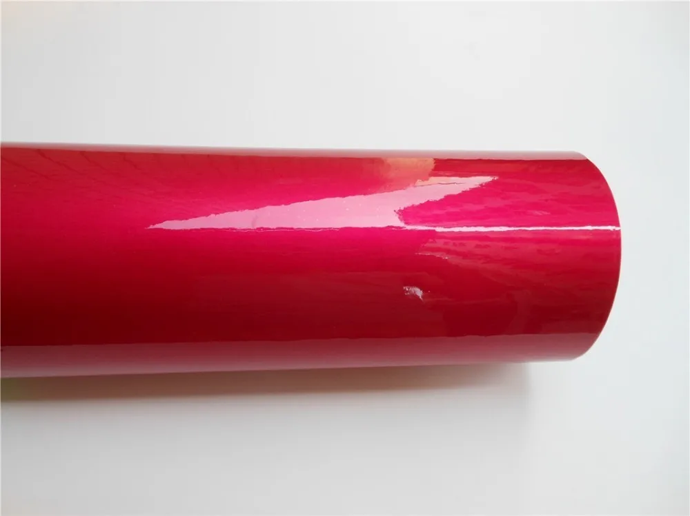 Ультра глянцевая розово-красная оберточная пленка из винила "Candy" для автомобилей, мотоциклов, мебели и других транспортных средств.