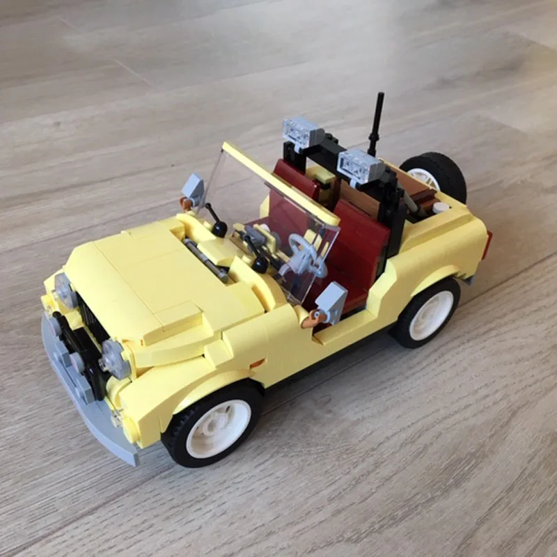 2022 новинка 649 шт. MOC 4x4 внедорожник автомобильные кирпичи Сборная модель