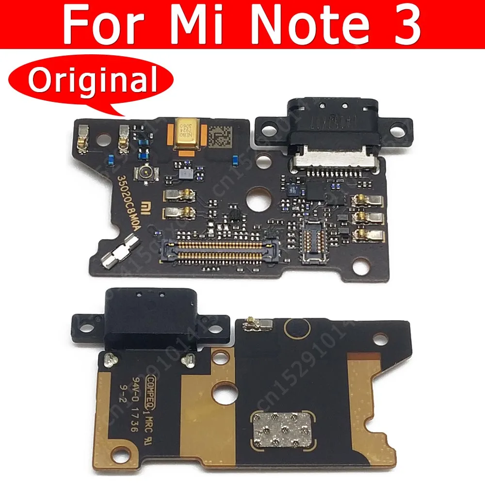 Оригинальная USB плата для зарядки Xiaomi Mi Note 3 Note3 зарядный порт Разъем Мобильный