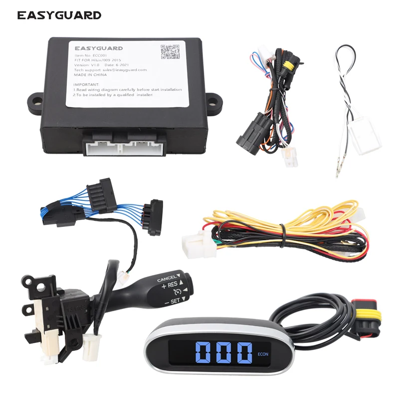 

Блок круиз-контроля EASYGUARD, подходит для prado fortuner, ручки переключателя круиз-контроля для управления скоростью автомобиля innova hilux Plug and play