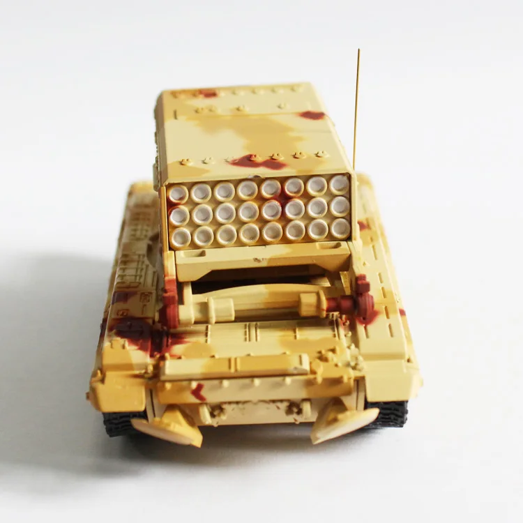 Modelo de tanque militar fundido a presi&oacute;n para ni&ntilde;os, escala 1:72, TOS-1A, regalo de colecci&oacute;n, la mejor calidad, 12138-5