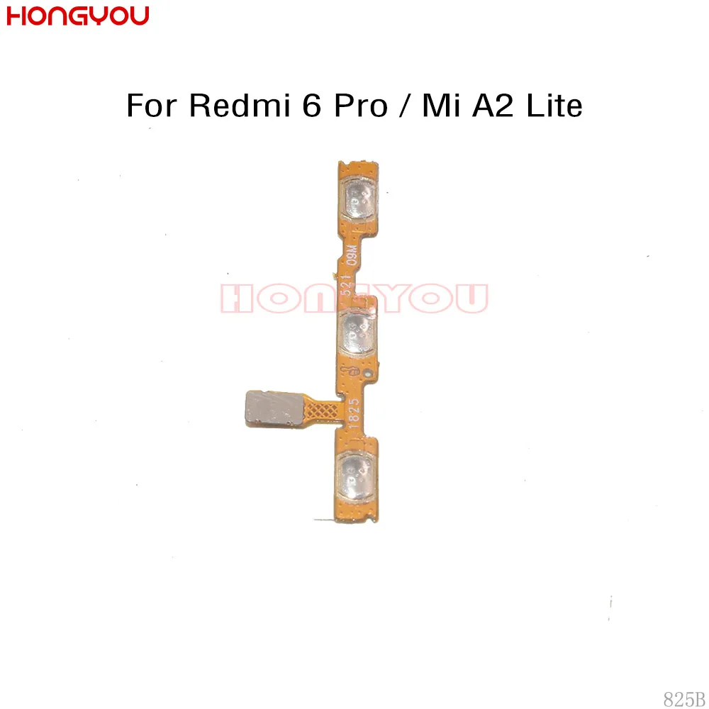 Кнопка питания отключения звука вкл/выкл гибкий кабель для Xiao mi Red 6 PRO/mi A2