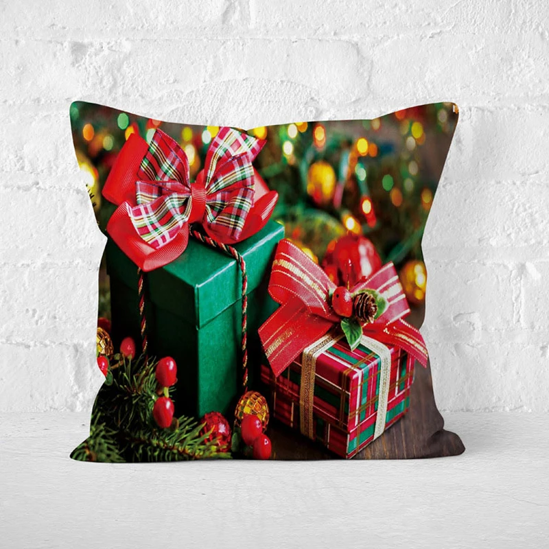 Новогоднее украшение для дома Рождественский чехол подушки Рождественская