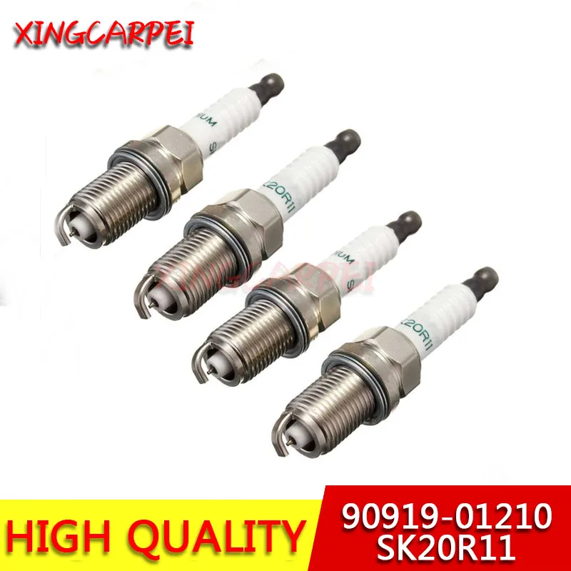 Новинка 90919 01210 SK20R11 4 шт. иридиевая Свеча зажигания для Toyota Scion Camry RAV4 Tundra Lexus 4.7L/V8
