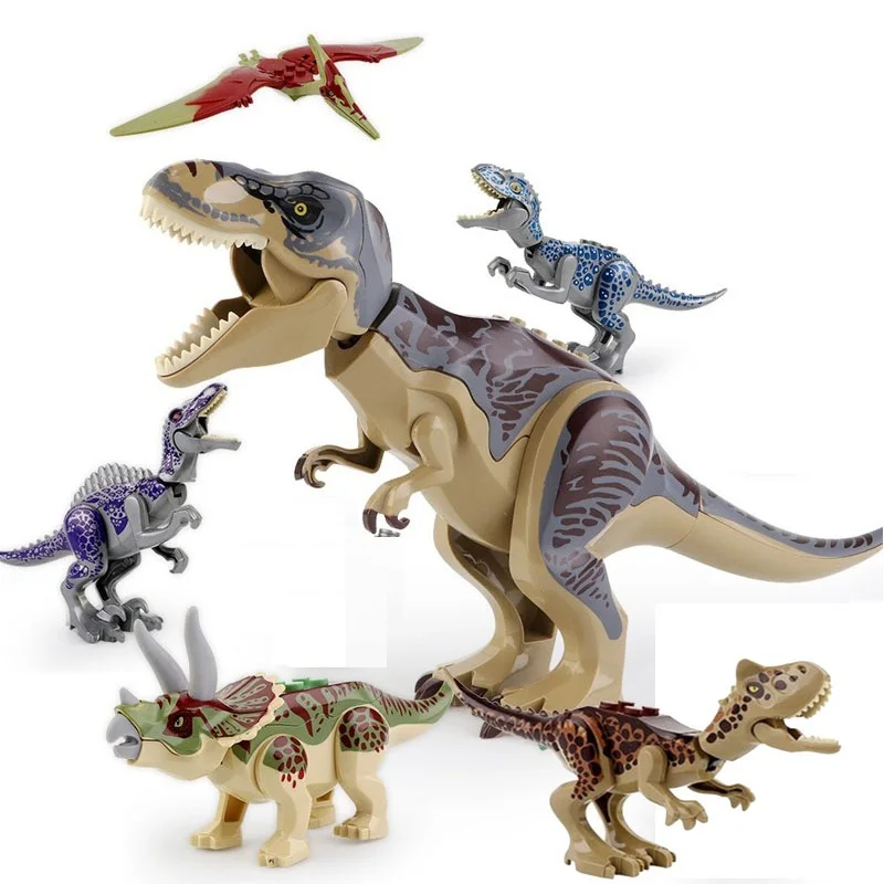 Большая распродажа! Парк и мир Юрского Периода Динозавров Indoraptor Трицератопс
