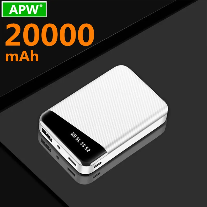 Внешний аккумулятор портативное зарядное устройство 10000 мАч для Xiaomi Mi iPhone