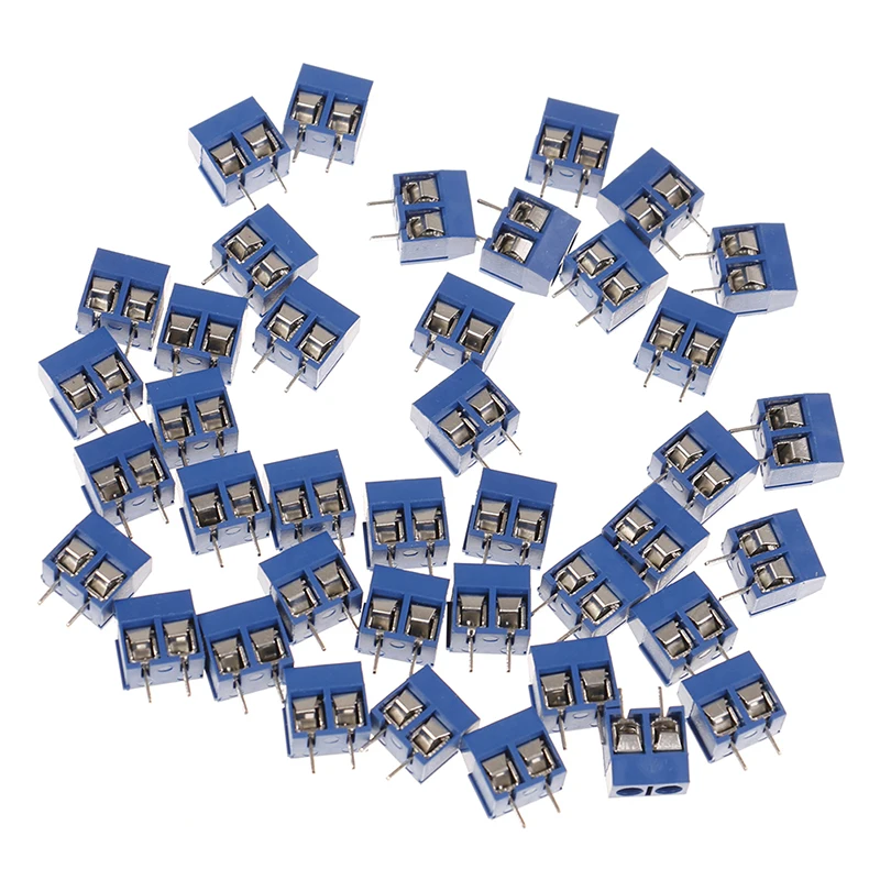 10 шт. 2 контактный шаг винтовой клеммный блок коннектор 5 08 мм панель Pcb крепление