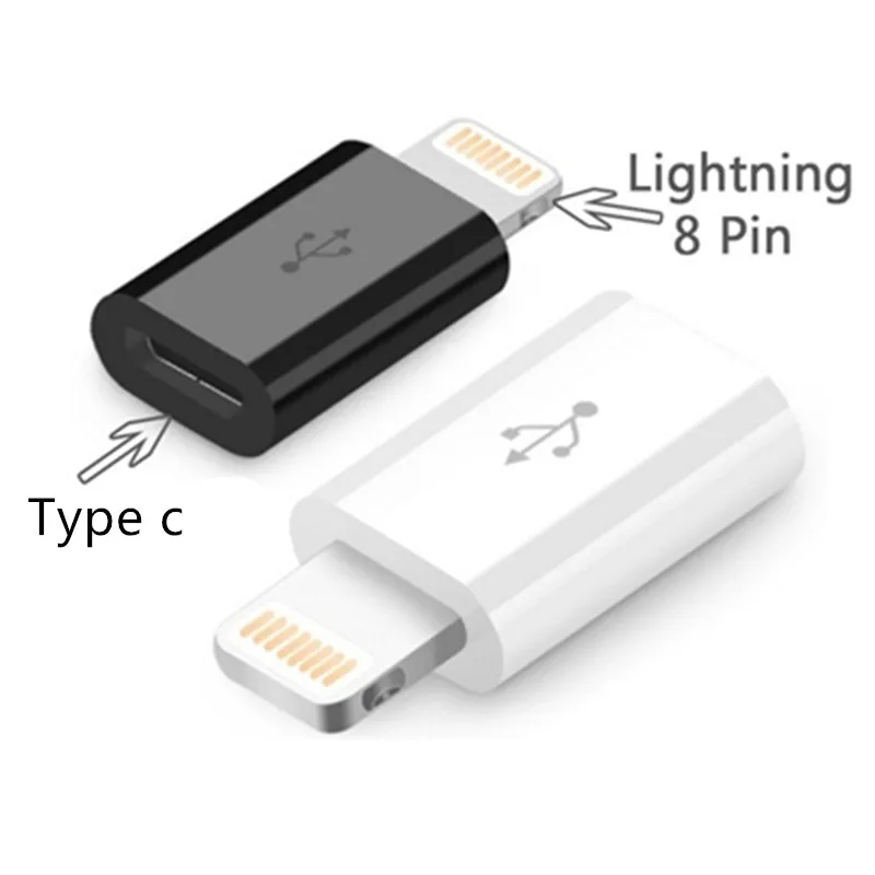 Адаптер USB C Мама-папа для IPhone 11 12 13 Pro Max Mini XS X Type на IOS | Мобильные телефоны и