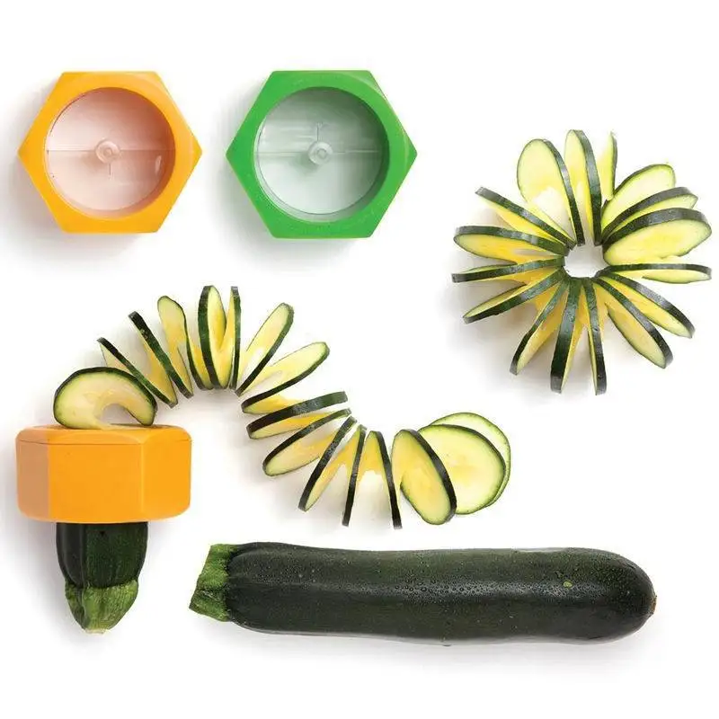 FASOTY креативный спиральный слайсер для огурцов кухонная кулинарная маска точилка