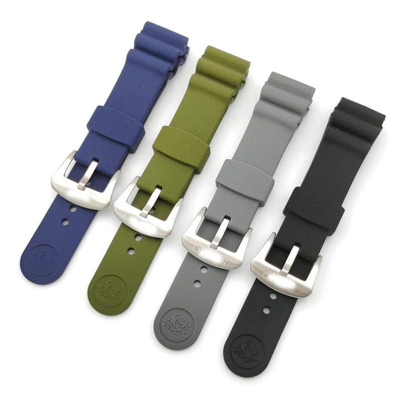 

Ремешок для умных часов Seiko Divers, силиконовый ремешок 22 мм, аксессуары для браслетов