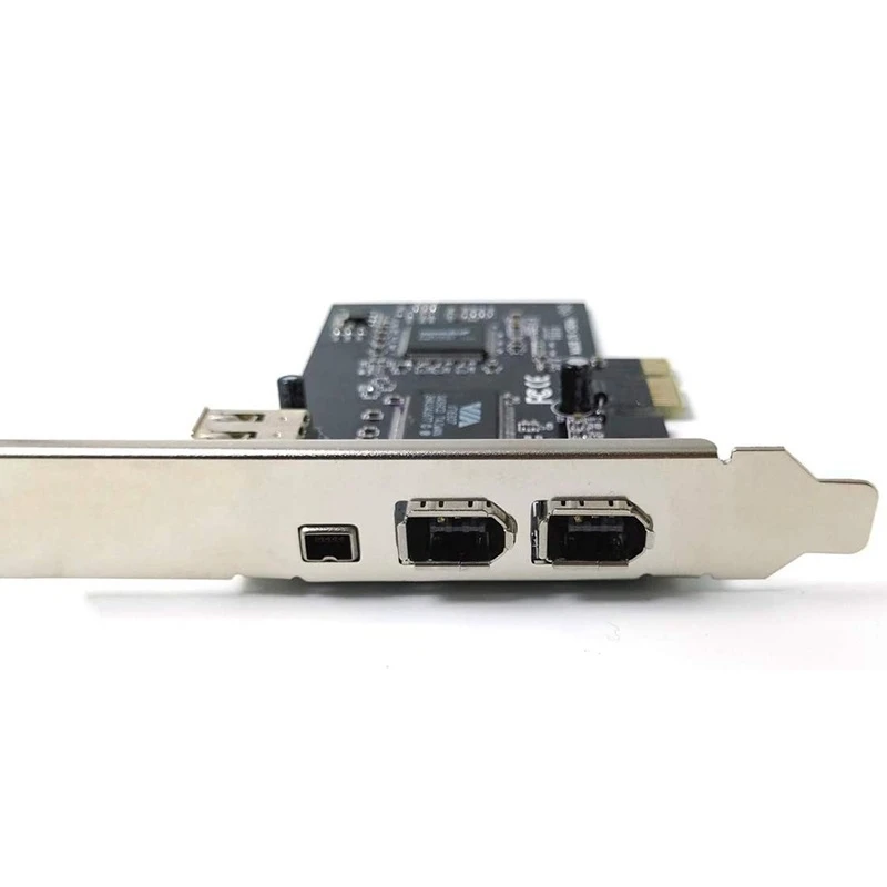 Плата PCIe Firewire для контроллера Windows 10 IEEE 1394 PCI Express 4 порта (3x6 контактов и 1x4 контакта)