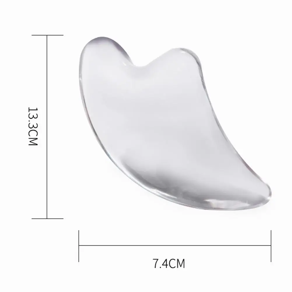 

1pcs Natural Resin Gua Sha Scraper Board Massage Tool SPA Salon Face Arm Body Massager Scraper Beauty Health Care