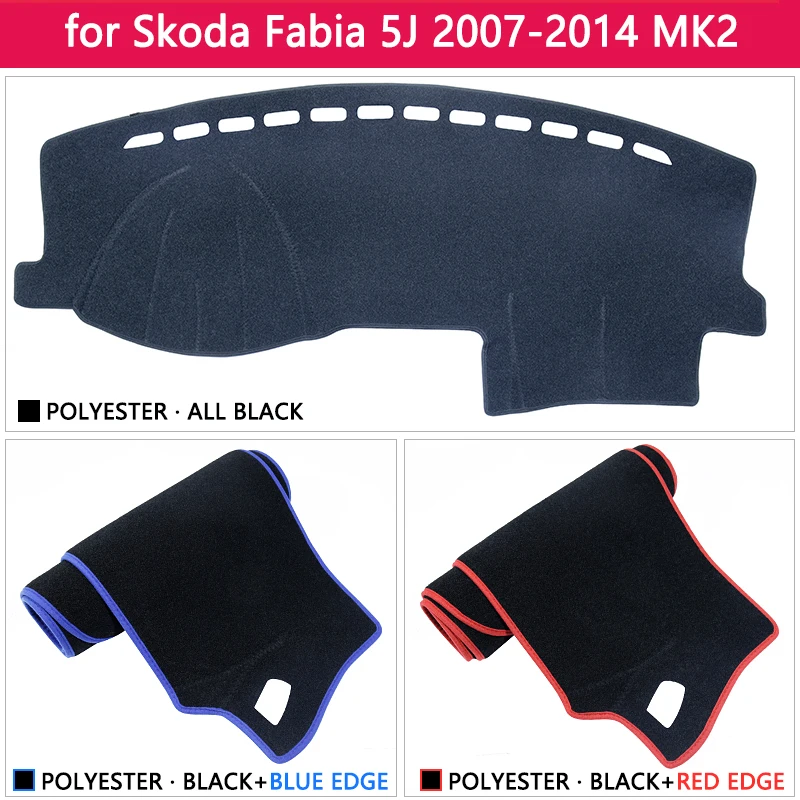 Для Skoda Fabia 2 5j 2007 2008 2009 2010 2011 2012 2013 2014 MK2 Противоскользящий коврик на приборную