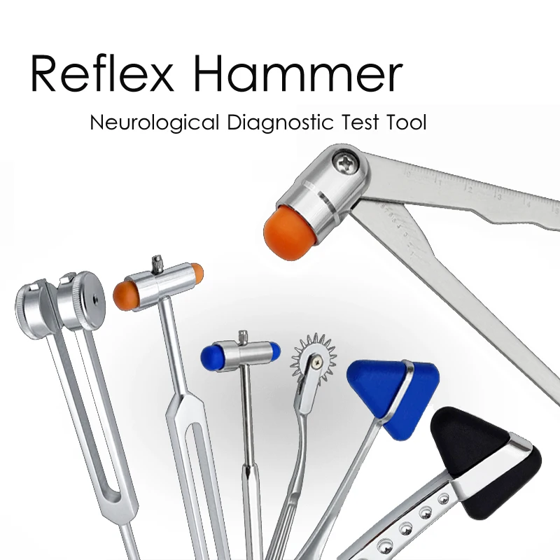 

Medical Neurological Reflex Taylor Wartenburg Pinwheel Babinski Ergonomic Hammer Caliper Scale Percussion Buck Percussor Hammer