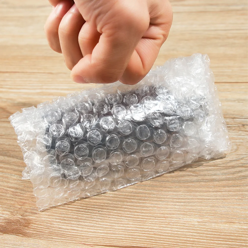 

100Pcs PE Clear Foam Packing Bags Shockproof Envelopes Gift Wrap Package Cushioning Covers Double Film Protective Bubble Bag Hot
