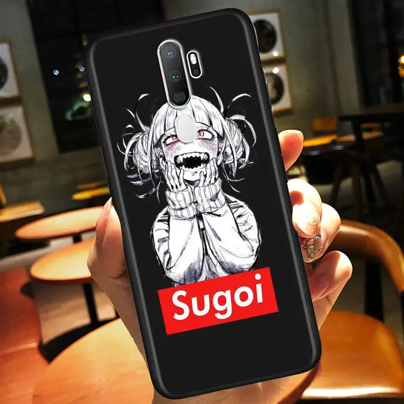 Мягкий чехол Sugoi Senpai Anime Waifu для Oppo A5 A9 2020 Reno3 F11 Pro Find X2 Lite ACE2 A31 F15 A52 A72 A92 A92s|Бамперы| |