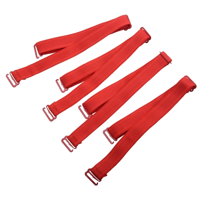 2 Pcs Detachable Red Bra Adjustable Elastic Soft Shoulder Strap | Женская одежда
