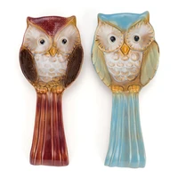 Ceramic Owl Spoon Rest for Kitchen Counter Spoons Holder  Stove Top Cute Animal Shaped Home  Restaurant