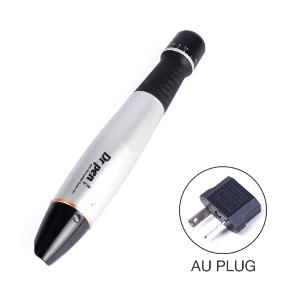 AU Plug Ultima A1-C иглы Советы Микро прокатки иглы татуировки ручка 12 Pin иглы электрические микро крошечные прокатки системы терапия Уход за кожей - Цвет: AU Plug