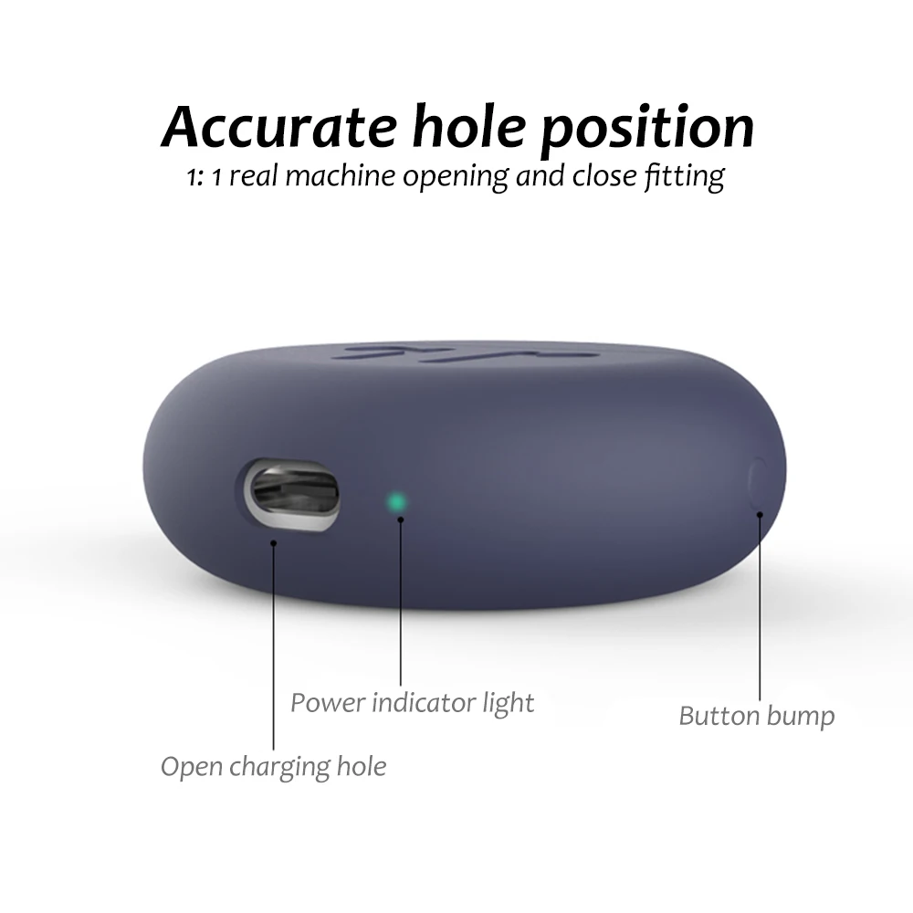 Силиконовый чехол для беспроводных Bluetooth наушников Huawei FreeBuds 3 мягкий из ТПУ