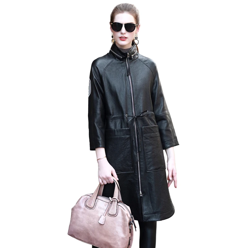 Осенне-зимнее пальто женская одежда куртка из 2020 натуральной кожи корейское