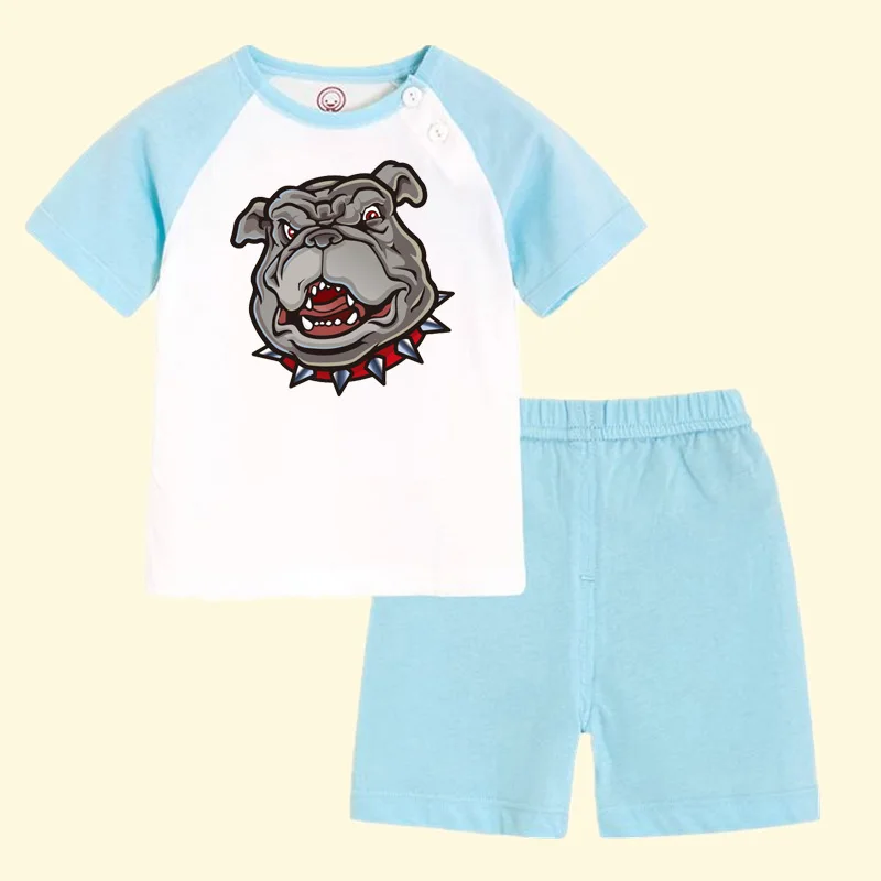 Наклейка на одежду с изображением бульдога домашних животных|Принадлежности для