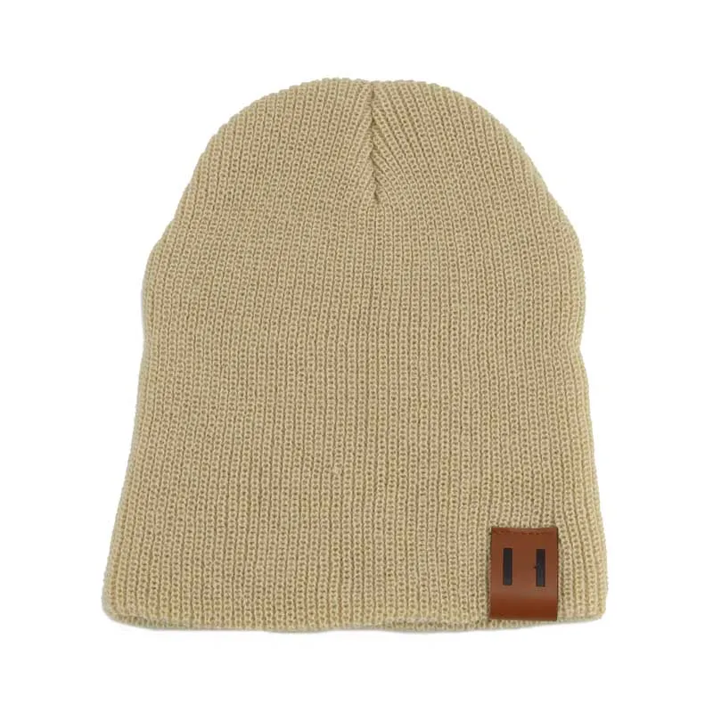 beige Осенне-зимние мужские и женские вязаные шапки модные повседневные Хип-хоп теплые унисекс повседневные Лыжные шапки женские мягкие Мешковатые шапочки Skullies Beanies - Цвет: beige