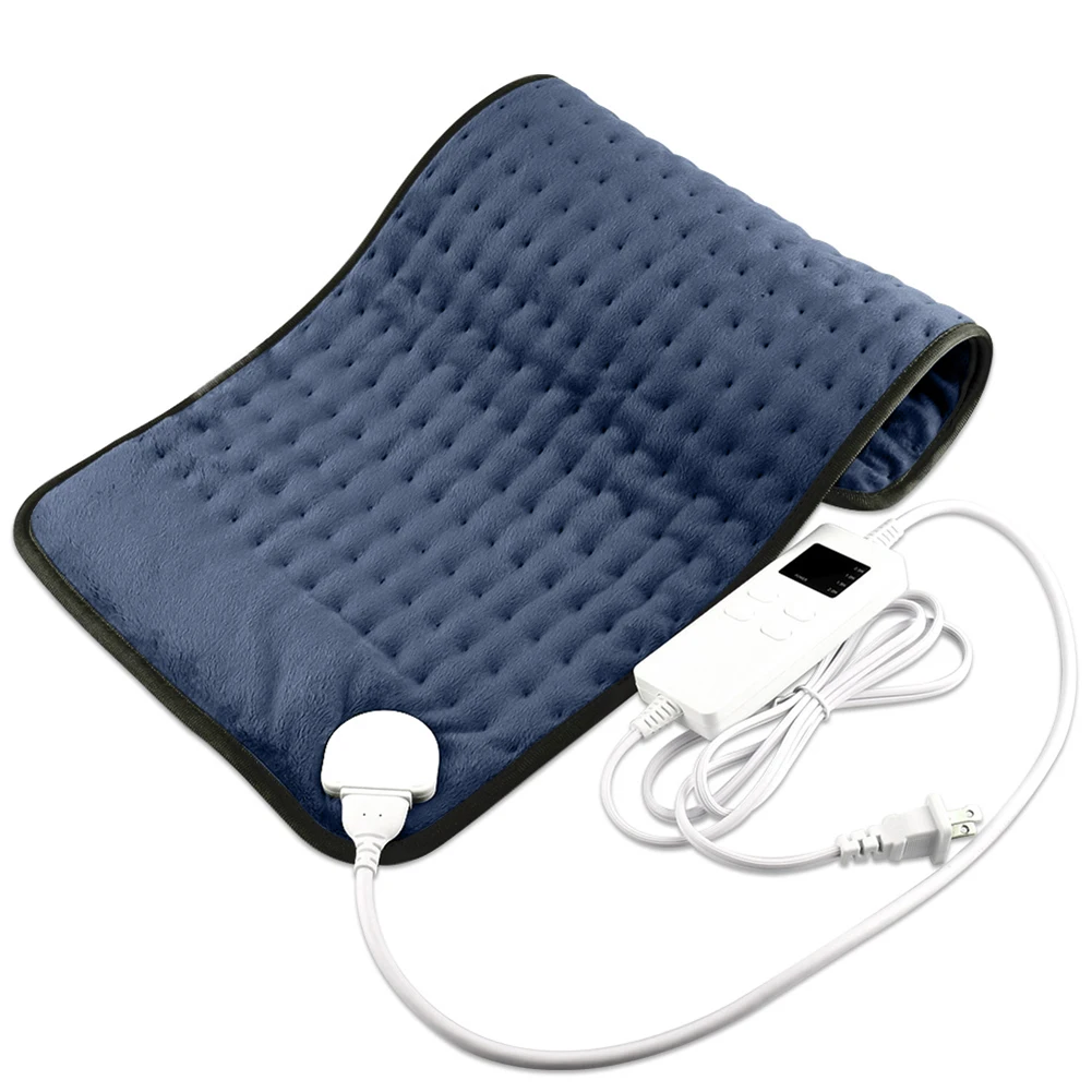 

6 Level Adjustable Electric Heating Pad For Shoulder Neck Back Spine Leg Pain Relief Winter Warmer Heating Pad Heat Blanket