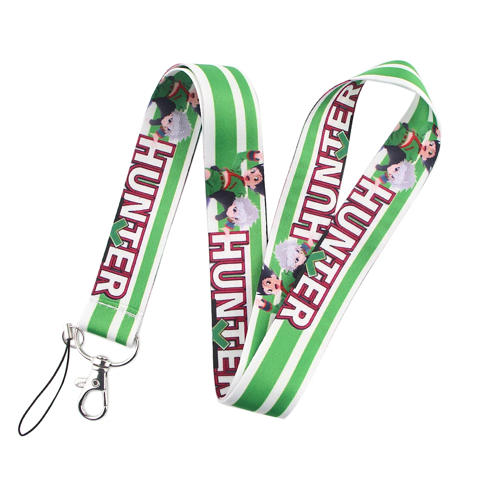 

YA69 The Hunter Anime Keychains Accessory Mobile Phone USB ID Badge Holder Keys Strap Tag Neck Lanyard For Girls