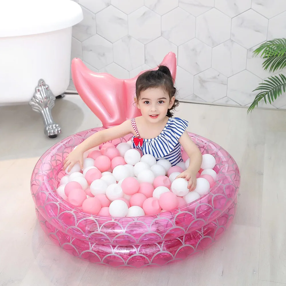 

90/120/150CM Portable Indoor Outdoor Baby Inflatable Swimming Pool Children Basin Bathtub kids pool baby Ocean ball pool Toy