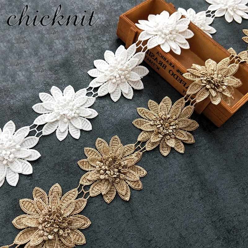 Кружевная аппликация с вышивкой 9 5 см|dress accessories|3d lacelace embroidery |