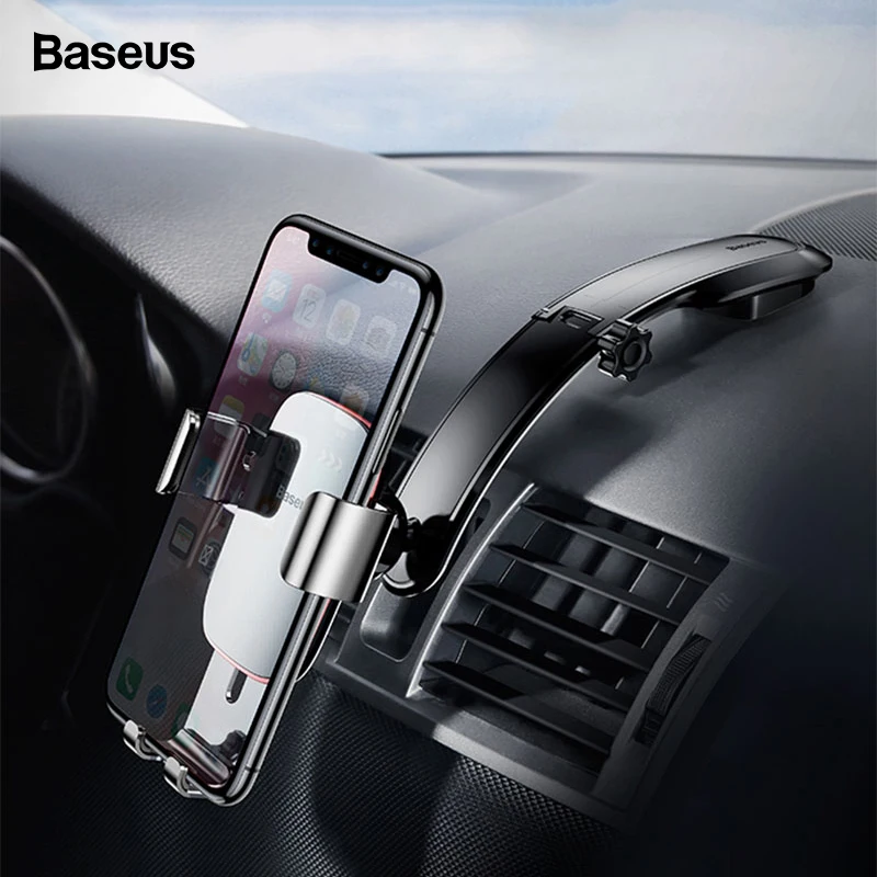 Автомобильный держатель для телефона Baseus Gravity для iPhone 11 Pro Max samsung, автомобильный держатель для телефона в автомобиле, держатель для мобильного телефона, подставка