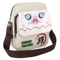 hot new anime demon slayer shoulder bag cosplay cartoon cute hashibira inosuke kochou shinobu satchel sling bag