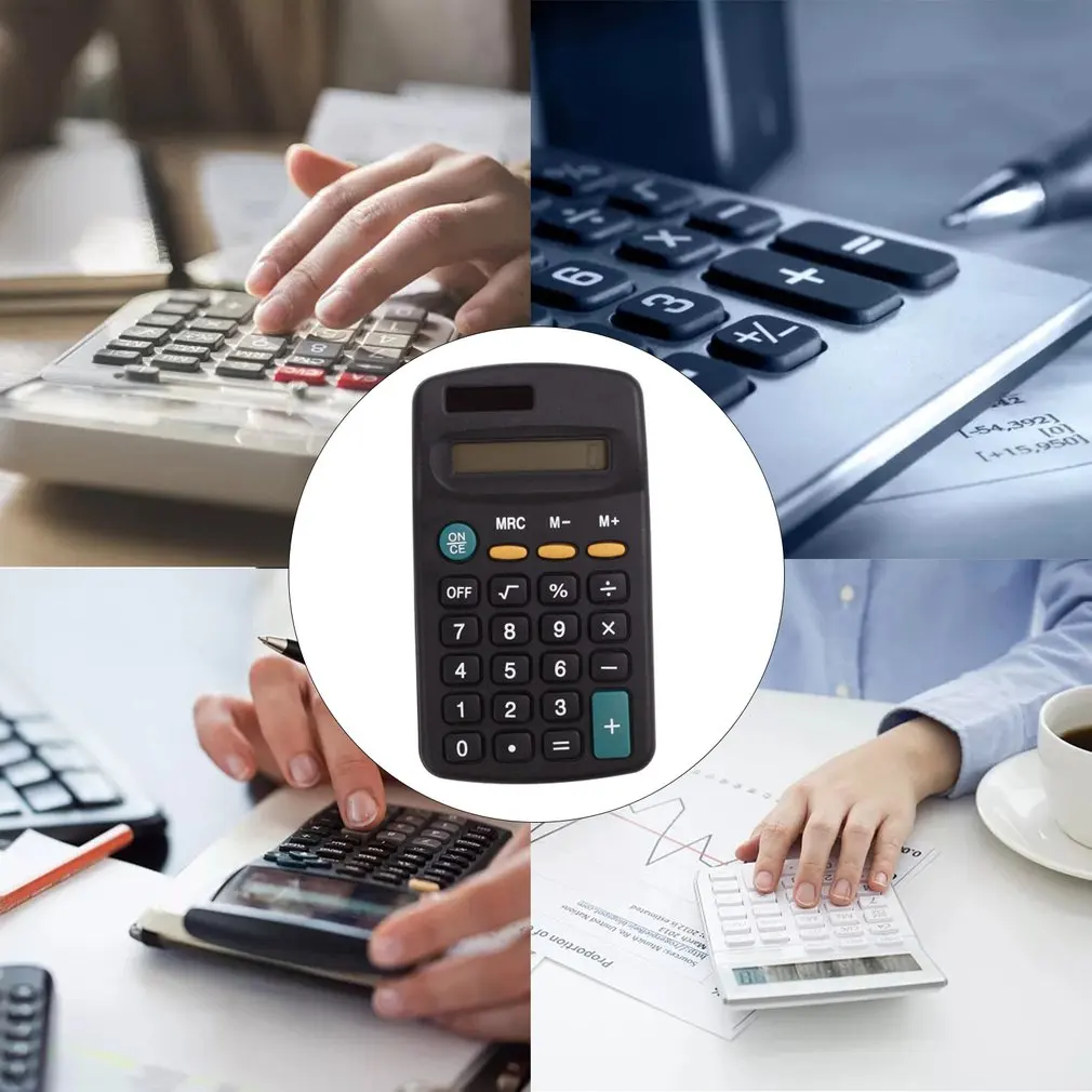 

402 Small Electronic Gift Calculator Student Gift Calculator Portable School Supplies Arithmetic Calculator