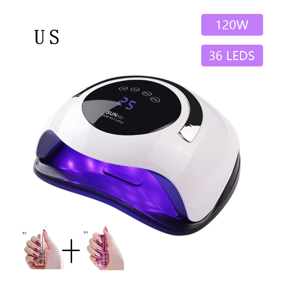 Лампа для маникюра светодиодный Сушилка для ногтей 120W USB гелевая лампа для ногтей, осушающая лампа для гель Лаки с лак для ногтей Авто Маникюр Сенсор - Цвет: 13