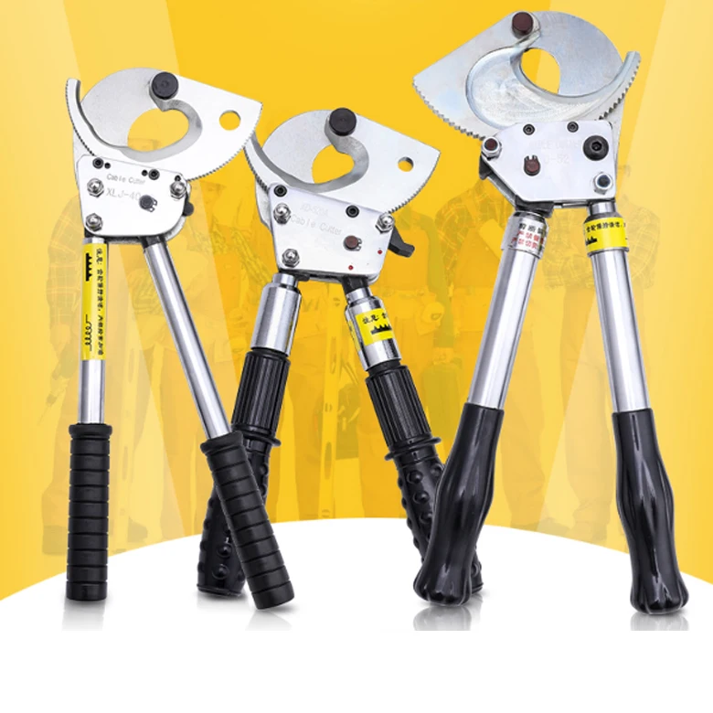 

XD-J-40 Cable cutting tool ratchet cable cutters with manual operation