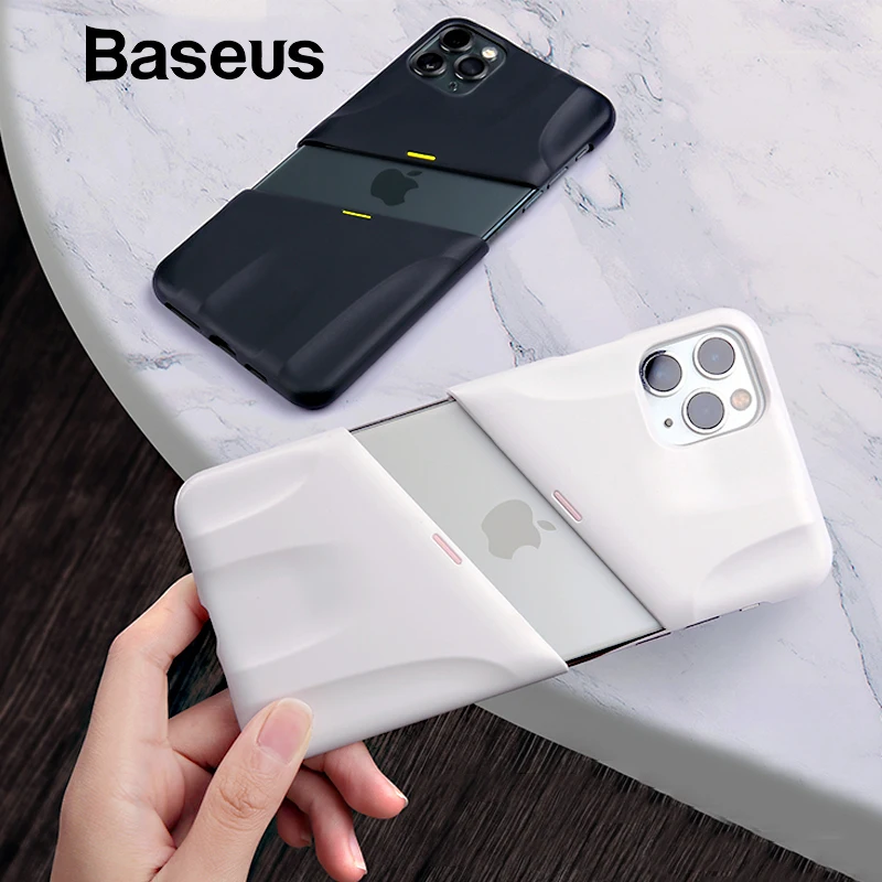 Baseus для iPhone 11 Чехол Жесткий PC противоударный чехол с поддержкой беспроводной зарядки для iPhone 11 Pro Max 5,8 дюймов 6,1 дюймов 6,8 дюймов