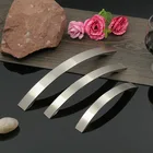 Матовые Серебристые алюминиевые ручки для кухонных дверей, ручки для шкафов, ручки для ящиков, дверные ручки для шкафа в современном стиле