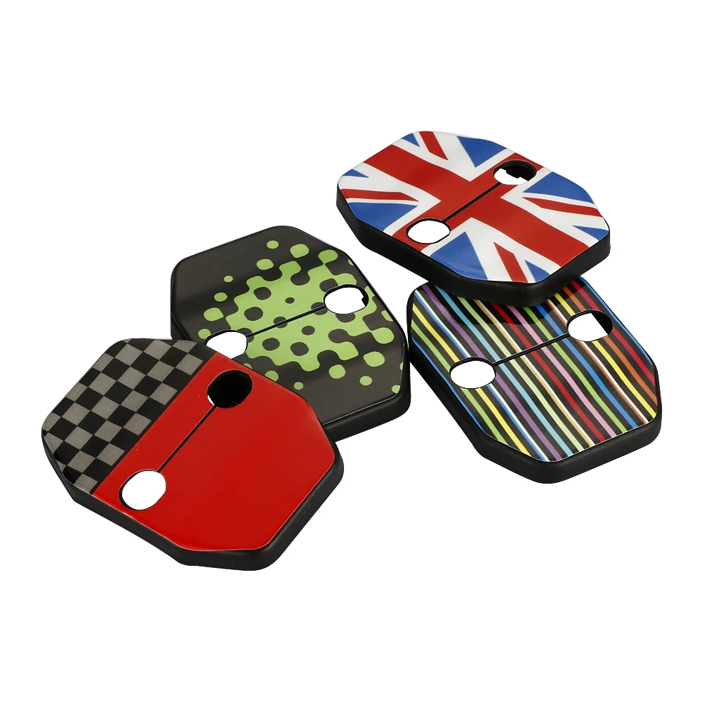2pcs Union Jack Car Door Rust Resistant Lock Buckle Cover Hardware Case For Mini Cooper S F54 F55 F56 F60 Accessories | Автомобили и