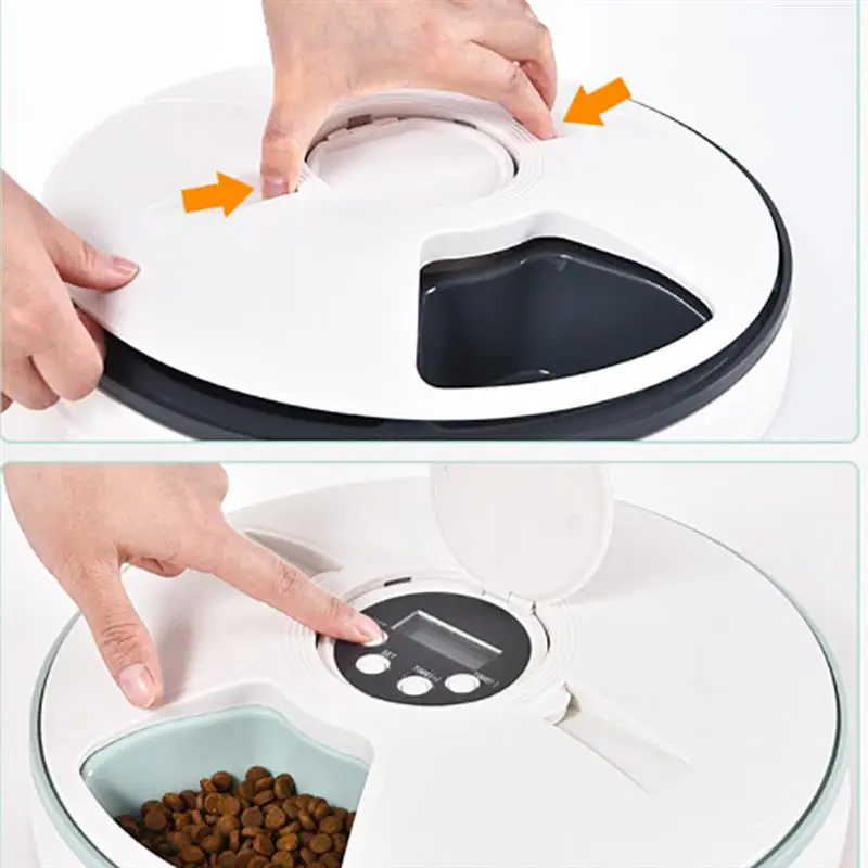 

Intelligent Dog Bowl Automatic Timed Cat Dog Feeder With Digital Timer And Music Electric Pet Self Portion Control Dispenser