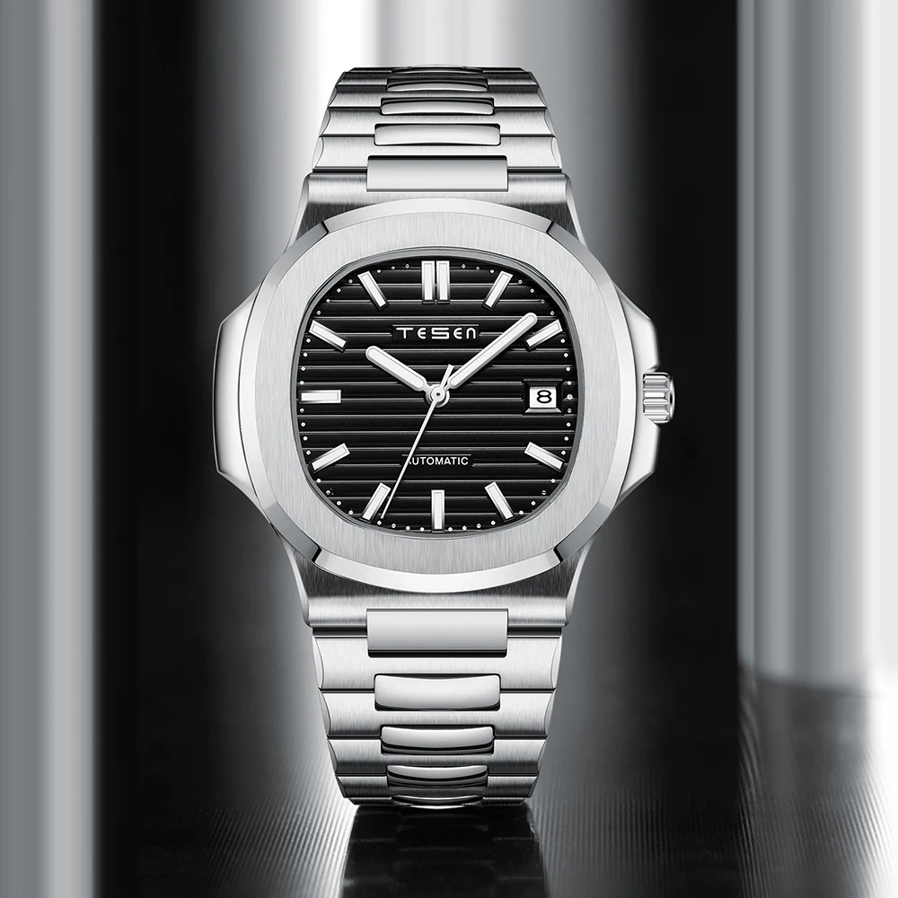 Часы наручные мужские автоматические модные деловые механические брендовые